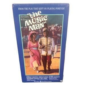 The Music Man VHS Tape 1991 Sealed Robert Preston Shirley Jones Ron Howard